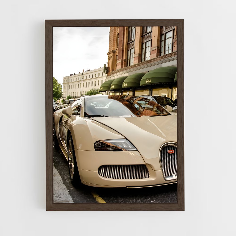 Poster Veyron en Ville – affiche Bugatti (vue 5)